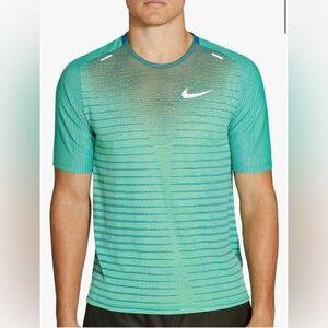Nike Tech Knit Future Fast Striped Short Sleeve Shirt